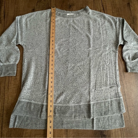 Cherish High low Grey tunic sweater oversized comfortable fit Fits Medium/large - Picture 3 of 8